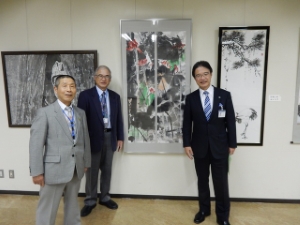 写真：第2回芳墨会合同水墨画展1