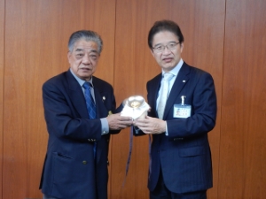 写真：文部科学大臣表彰 受賞者 来訪