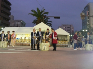 写真：津・郷土芸能の集いオープニングセレモニー