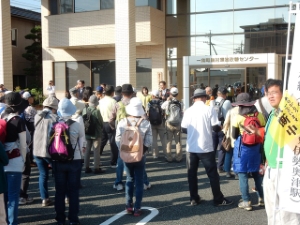 写真：JR名松線復旧記念ウォーク