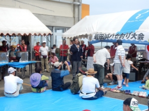 写真：岩田川はぜ釣り大会