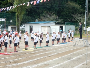 写真：安濃地域の小学校運動会2