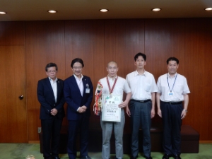 写真：全国中学校柔道大会 準優勝報告1