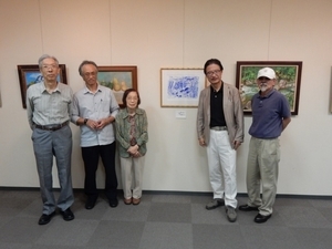 写真：洋画グループ「グループゆうゆう」第18回作品展