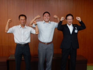 写真:インターハイ優勝報告