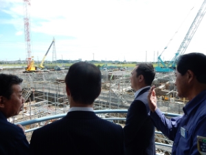 写真:知事との1対1対談2