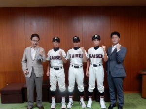 写真：全国中学校体育大会 第37回全国中学校軟式野球大会出場選手