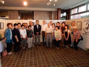 写真:輪の会(書道)久居15周年記念作品展