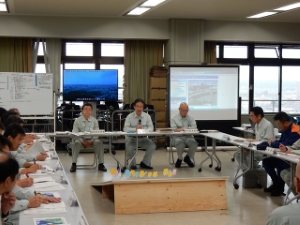 写真:第3回災害対策本部会議