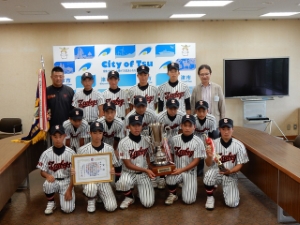 写真:全日本中学野球大会出場選手