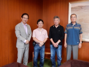 写真：津市ボランティア協議会役員 来訪