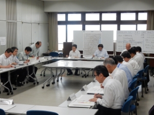 写真：津市災害対策本部会議