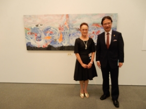 写真:小金谷初美さん 日本画展 鑑賞