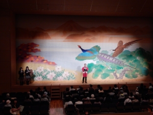 写真:郷土芸能ふれあいフェスティバル 挨拶