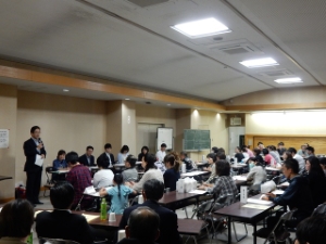 写真:津市学童保育連絡協議会総会 挨拶