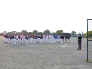 写真:潮見ソフトボールリーグ開会式