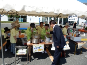 写真:第7回しらさぎフェスタ 激励