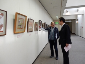 写真：伊勢型紙オンリーワンの会作品展