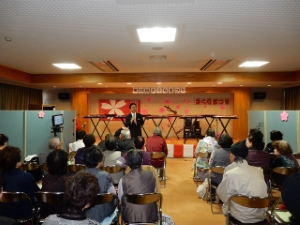 写真:雲出市民センター第23回「さくらまつり」 挨拶