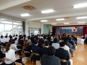 写真：藤認定こども園　藤保育園竣工式 祝辞