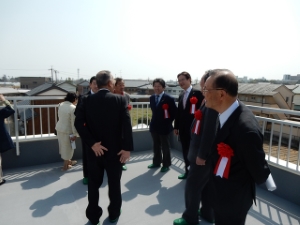 写真：町屋会館新築落成式