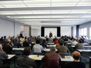 写真：津市自主防災協議会研修会 挨拶