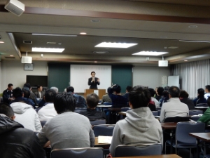 写真:津市ソフトボール協会総会 挨拶