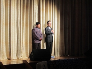 写真:第4回東日本復興(人と絆)チャリティーイベントin香良洲 挨拶