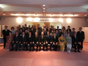 写真：真山流吟詠会初吟会 挨拶