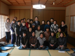 写真:あべ区きずなサロン 挨拶