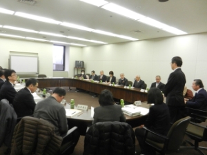 写真：津市社会福祉事業団評議員会 挨拶