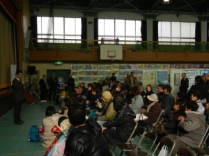 写真：戸木地区総合文化フェア 挨拶、激励