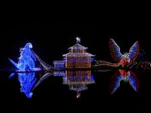 写真：南長野12志会主催 イルミネーションファンタジー2014点灯式