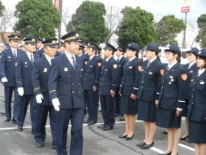写真：平成26年度年末の交通安全県民運動及び年末年始特別警戒合同出発式1