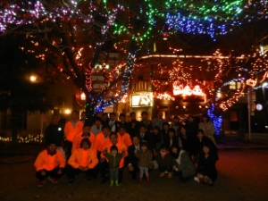 写真：津駅前イルミネーション点灯式