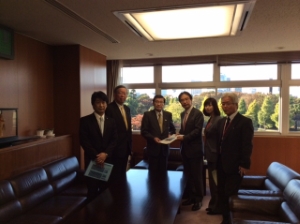 写真：国会議員会館、国土交通省、財務省 訪問