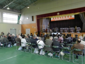 写真：地区敬老会 挨拶