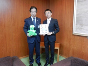 写真：日本モーターボート選手会三重県支部所属選手 来訪