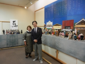 写真：津の昭和展 激励