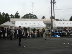 写真：地区文化祭 挨拶1