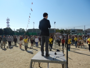 写真：地区運動会 挨拶2