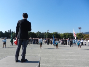 写真：2014安濃町体育祭 挨拶