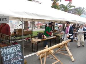 写真：津まつり各会場 激励1