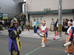 写真：津まつり津新町会場 挨拶