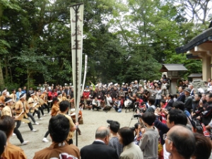 写真：津まつりオープニング 激励2