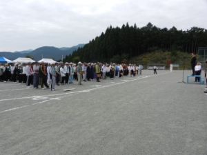 写真：第19回美杉老連さわやか運動会 挨拶