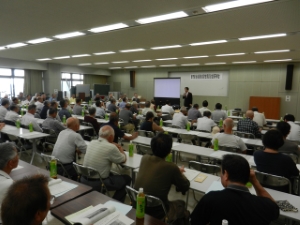 写真：津市自治会連合会津支部 自治会長研修会 挨拶