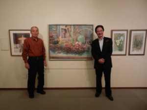 写真：川野紘さん個展 鑑賞