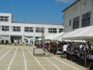 写真：安濃小学校運動会