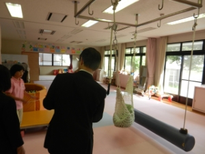 写真：津市療育センター 視察